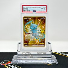 PSA 10 GEM MT Mew Full Art Gold Shiny #025/025 Gran Festa Italiano Pokemon Cards