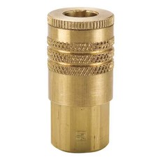 Parker B53 Coupler Body, Brass, Fnpt, 1/4 In. Pipe