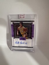 2020-2021 Gail Goodrich Panini One And One Auto 13/25 Lakers FTS-GGR