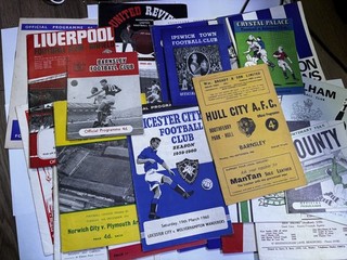 30 FOOTBALL PROGRAMMES FROM 1960s