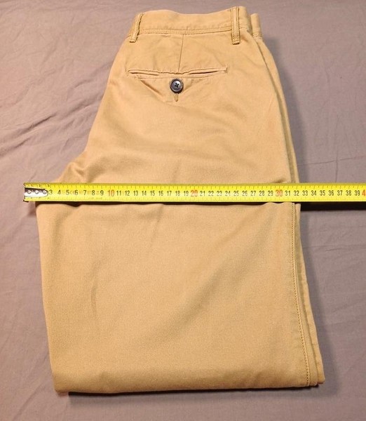 Men GAP Trousers Khaki Cotton 30