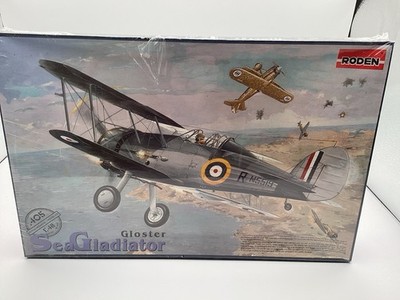 Roden Gloster Sea Gladiator 1:48 New OVP Model Kit Tip Kit
