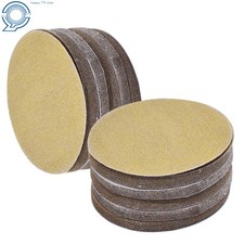 100 Pack 5" 240 Grit NO-Hole Disc Hook Loop Pads Sanding Discs Flocking 0.16 per gallon