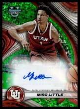 2024-25 Bowman University Best Green Mini Diamond Auto Miro Little 57/99 #B24-ML