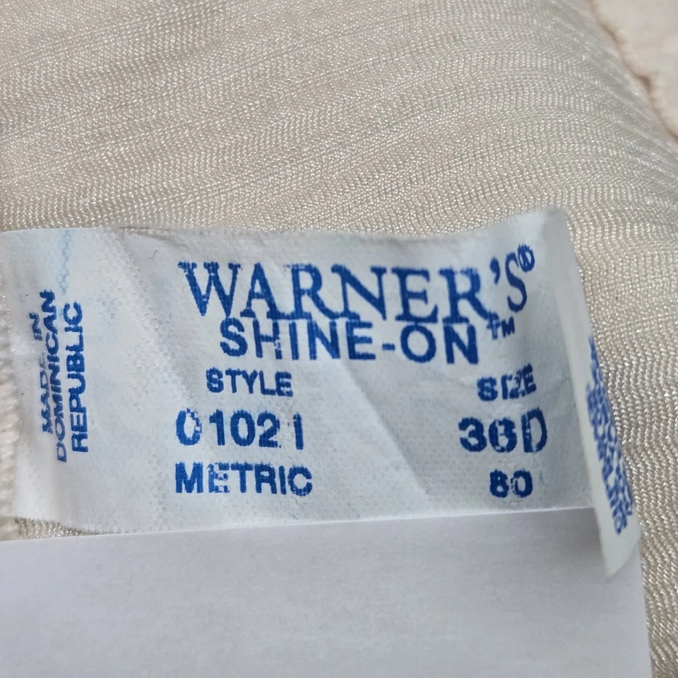 Sujetador Warner's Mujer 36D Rosa SHINE ON Minimizador Con Aros Encaje Cierre Frontal Foto 4 de 4