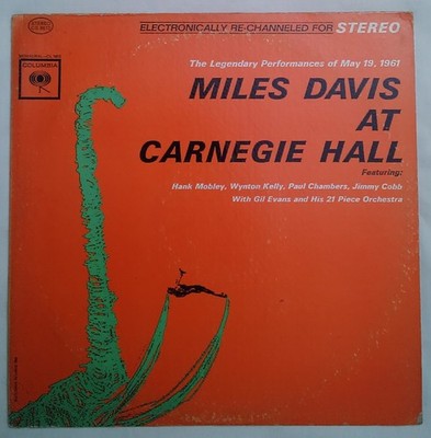 Miles Davis At Carnegie Hall Live Jazz Record LP 1975 Vg/Vg+ Condition 
