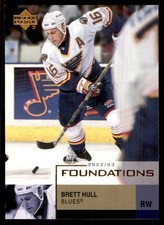 2002-03 Upper Deck Foundations Brett Hull St. Louis Blues #82