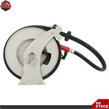 33' 1" Fuel Hose Reel Retractable Diesel Hose Reel With Auto Refueling Gun New