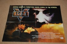 RICHARD BURTON in GEORGE ORWELL'S 1984 (1984) - ORIG. UK QUAD POSTER