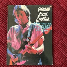 Original Eric Clapton by Tom T-Bone Wolk - Annotated Guitar tabs book RARE