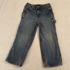 Guess Toddler Boys Blue Carpenter Denim Jeans Size 4 Youth Vintage 90s Y2K