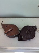 Vintage Stanley and Strait-Line Chalk Line Reels- Lot of 2 Made In USA