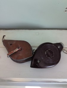 Vintage Stanley and Strait-Line Chalk Line Reels- Lot of 2 Made In USA