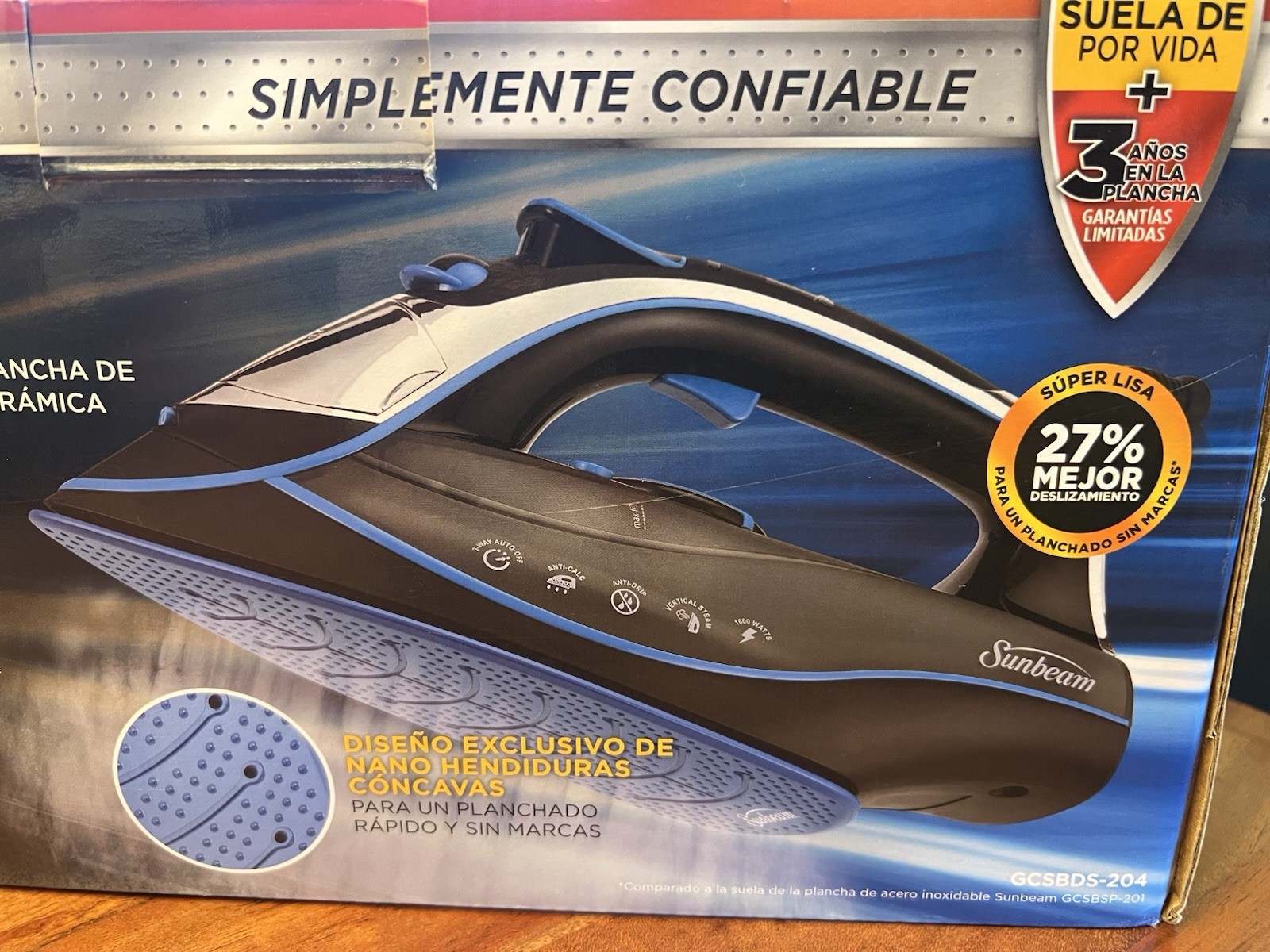 . New In Box. 1500 Watts. Steam Shot. Smooth Glide.