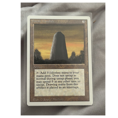 Wizards of the Coast Basalt Monolith Artifact Revised Edition Regular Uncommon  