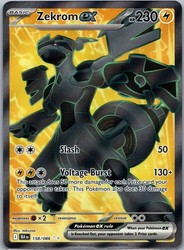 Zekrom ex 158/086 SV: Black Bolt