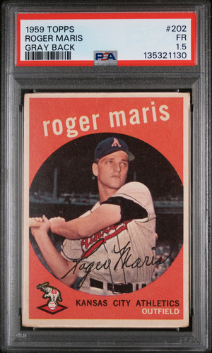 1959 Roger Maris [Gray Back] #202