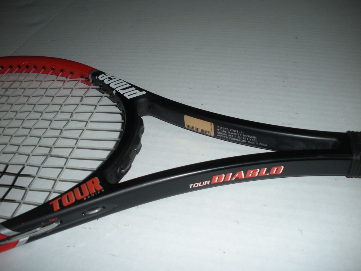PRINCE TT TOUR DIABLO MIDSIZE 93 TENNIS RACQUET 4 3/8 PL-625 (NEW