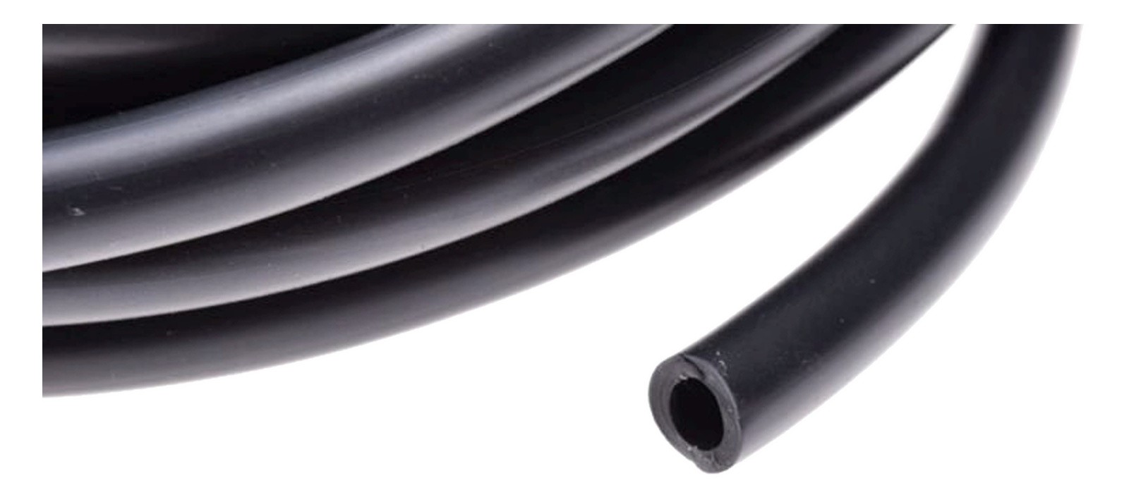 Tuyau de carburant 6mm de 5 mètres noir en caoutchouc NBR pour moteur