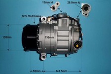 CoolZone Coolzone Aircon Compressor 14-0306P For Mercedes-Benz