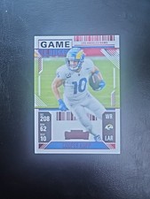 Cooper Kupp 2024 Panini Contenders Red Foil Game Ticket No.58 Los Angeles Rams 