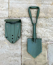 Genuine British army folding entrenching shovel.