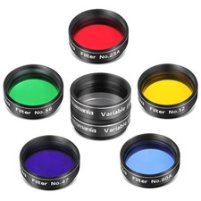 Best Astromania 1.25-Inch Telescope Eyepiece Filter Set6 Pieces Variable Grey