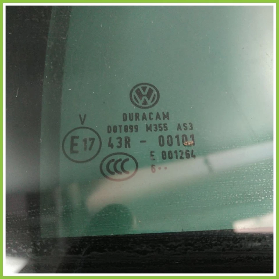 Cristallo Laterale Fisso Posteriore Destro DX (Lato Passeggero) VOLKSWAGEN - Imagen 3 de 4