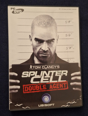 RARE Ubisoft Tom Clancy's Splinter Cell: Double Agent PC 2006 CIB Thailand PC