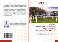 ÉRic Berniwegi | Application De L'éTat De SièGe En Ituri : ConséQuences Et Bilan