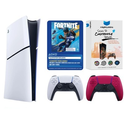 Sony PlayStation 5 Disc Fortnite Bundle with Extra Controller vista 3