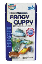 Hikari Fancy Guppy Food 0.77 oz Semi-Floating Granules - Tropical Fish - 3 Pack