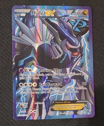 Pokemon EN 2013 Plasma Blast Dialga EX 99/101 Team Plasma Full Art