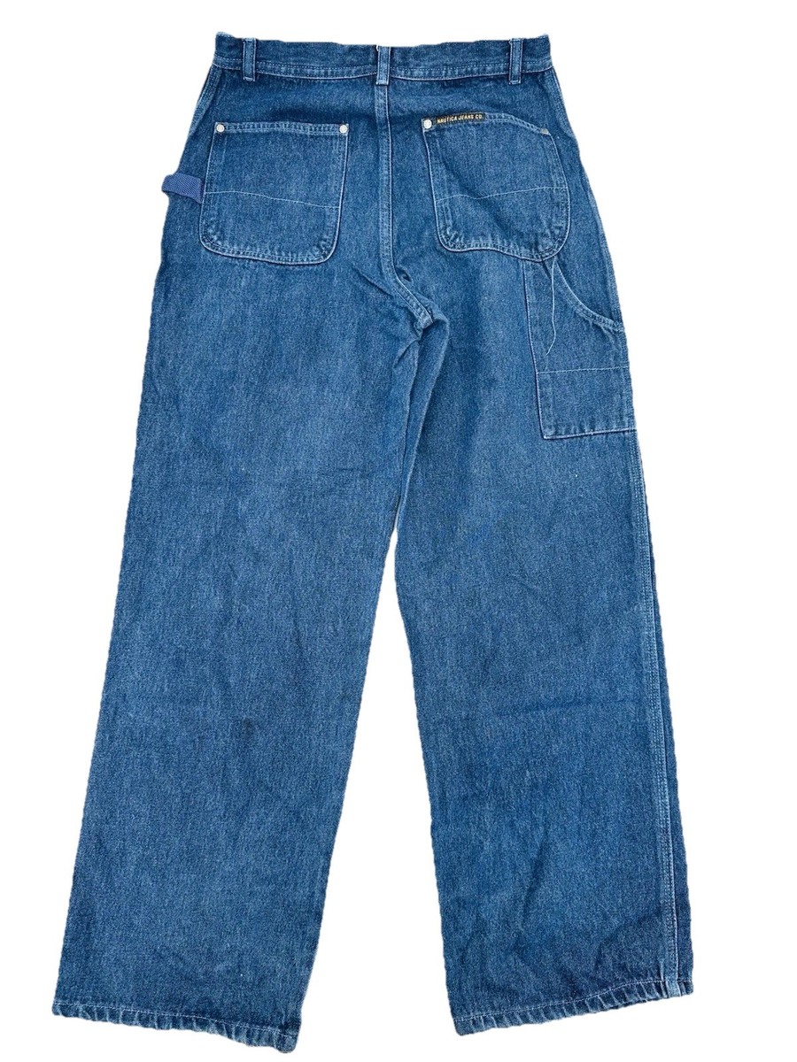 Vintage Y2K 2000s Nautica Denim Jeans Company 28x28 Carpenter