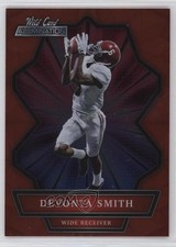 2021 Wild Card Alumination Red DeVonta Smith #ABC-7 Rookie RC 1a7j. rookie card picture