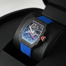 Richard Mille RM 67-02 Watch 47MM Skeleton Index Hour Markers Dial Carbon 7