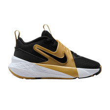 Nike Team Hustle D 12 Black Metallic Gold White PS - HF6280-003