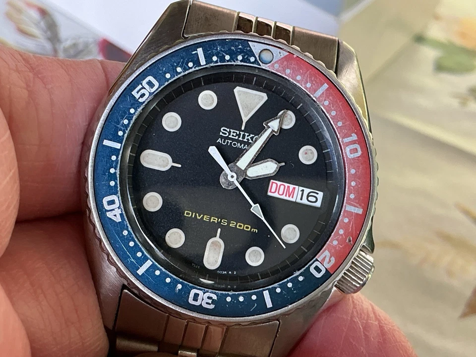 Seiko SKX015 “Pepsi” – Automatico Vintage Funzionante Perfetto 7S26-0030 Serie - Immagine 3 di 4