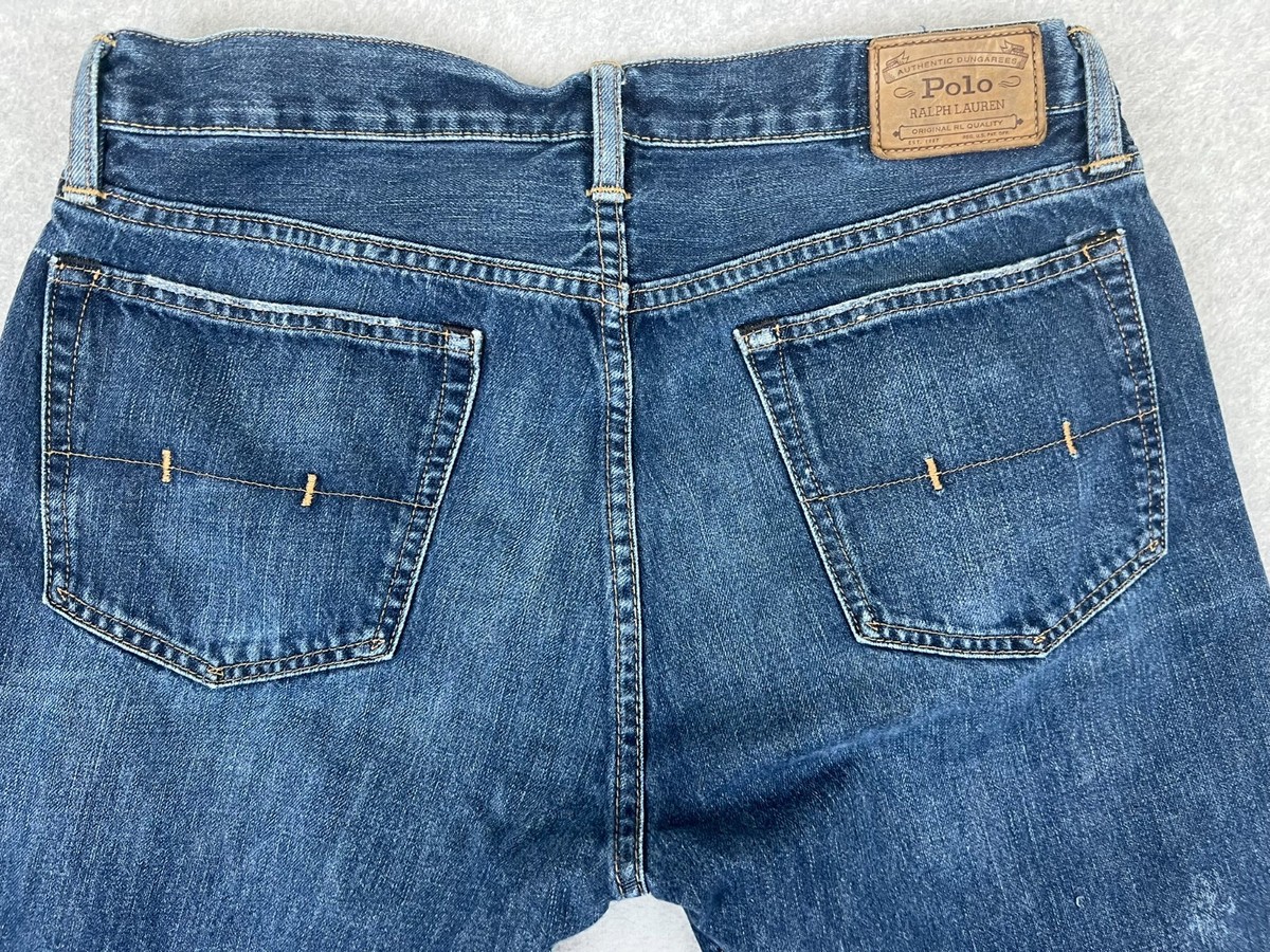 Polo Ralph Lauren Thompson Relaxed Selvedge Jeans 32x34 Made in