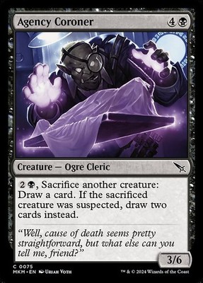 [MTG] Agency Coroner (Foil) (0075) (MKM) NM