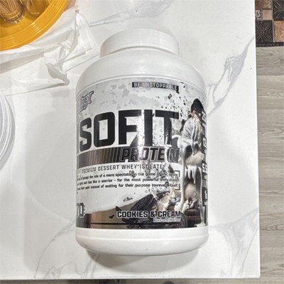 Nutrex ISOFIT Whey Protein Isolate Cookies & Cream 5.4 lbs Powder 70 servings  