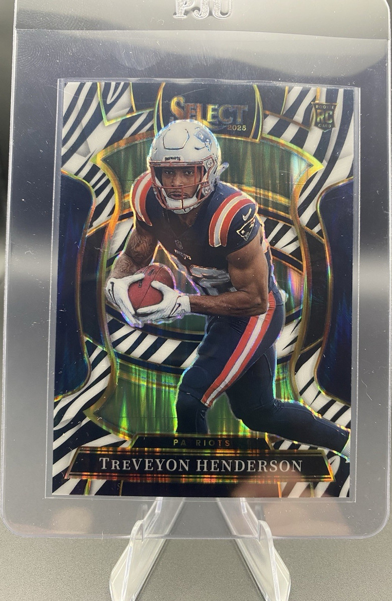HOPE パネル レア物 2025 Panini Select - Concourse TreVeyon Henderson #78 Zebra Prizm