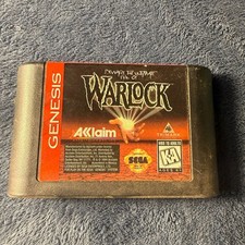 Warlock Sega Genesis Game Cartridge