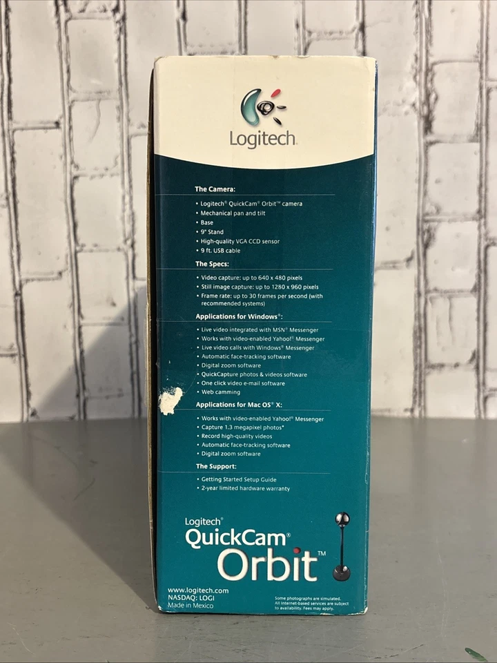 Logitech QuickCam Orbit Mechanical Pan And Tilt Camera -New - Image 2 of 4