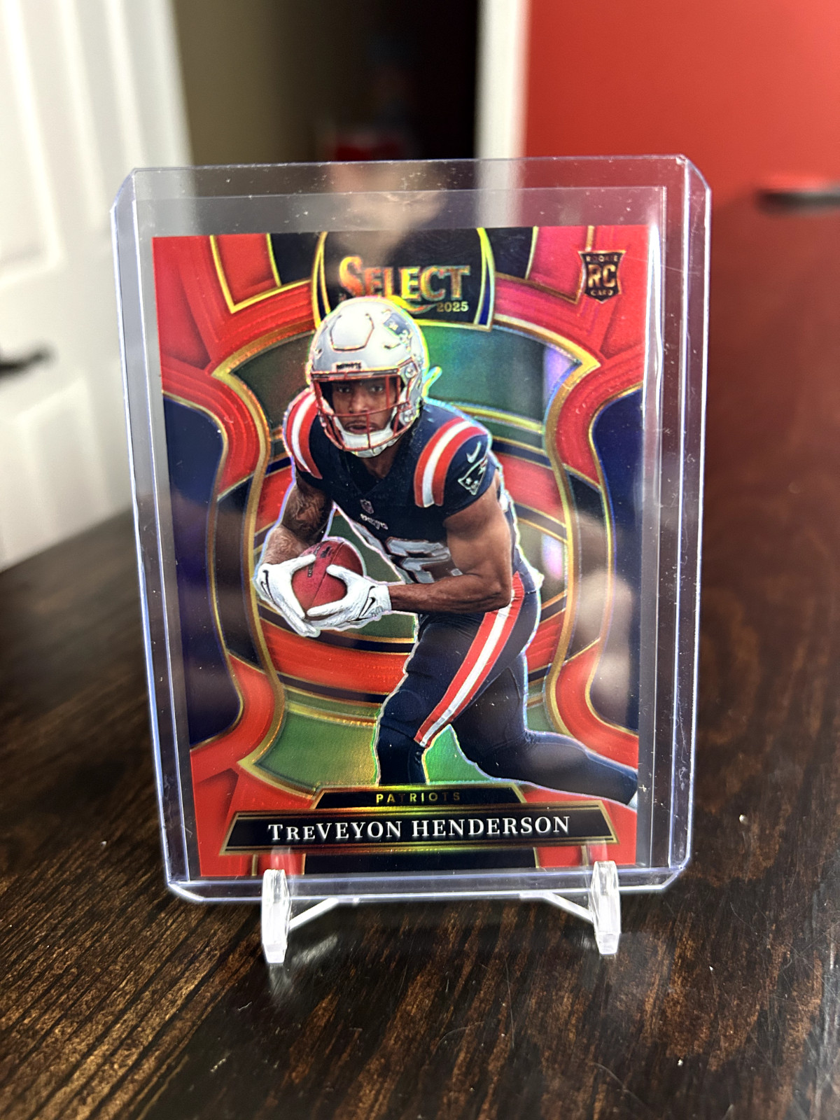 2025 Panini Select TreVeyon Henderson Red Prizm Concourse Rookie /99