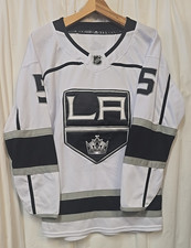 Los Angeles Kings Heritage Adidas 5 Andreas Englund Sports Hockey Jersey 52