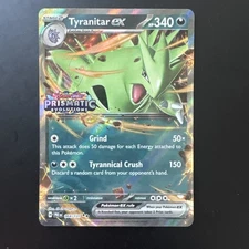 Pokemon Tyranitar Ex Stamped Promo 064/131 Prismatic Evolutions TCG NM