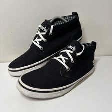 Timberland Earthkeepers Herren Schwarz Canvas Chukka Stiefel UK Größe 8 Leger Schnürung