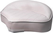 Casting Boat Seats, Marine-Grade Vinyl Exterior, Universal White 1 seat 