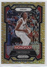 2024 Panini Prizm Monopoly WNBA Millionaire Gold Mojo /500 Tina Charles #71 r5f